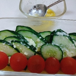 手づくり☆白いフレンチドレッシングde野菜サラダ